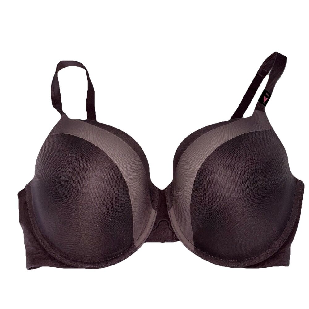 VICTORIA'S SECRET Body By Victoria Perfect Shape Brown Push-Up Bra 38DDD NWT